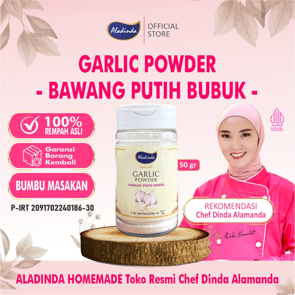 

ALADINDA GARLIC POWDER / BAWANG PUTIH BUBUK CHEF DINDA ALAMANDA