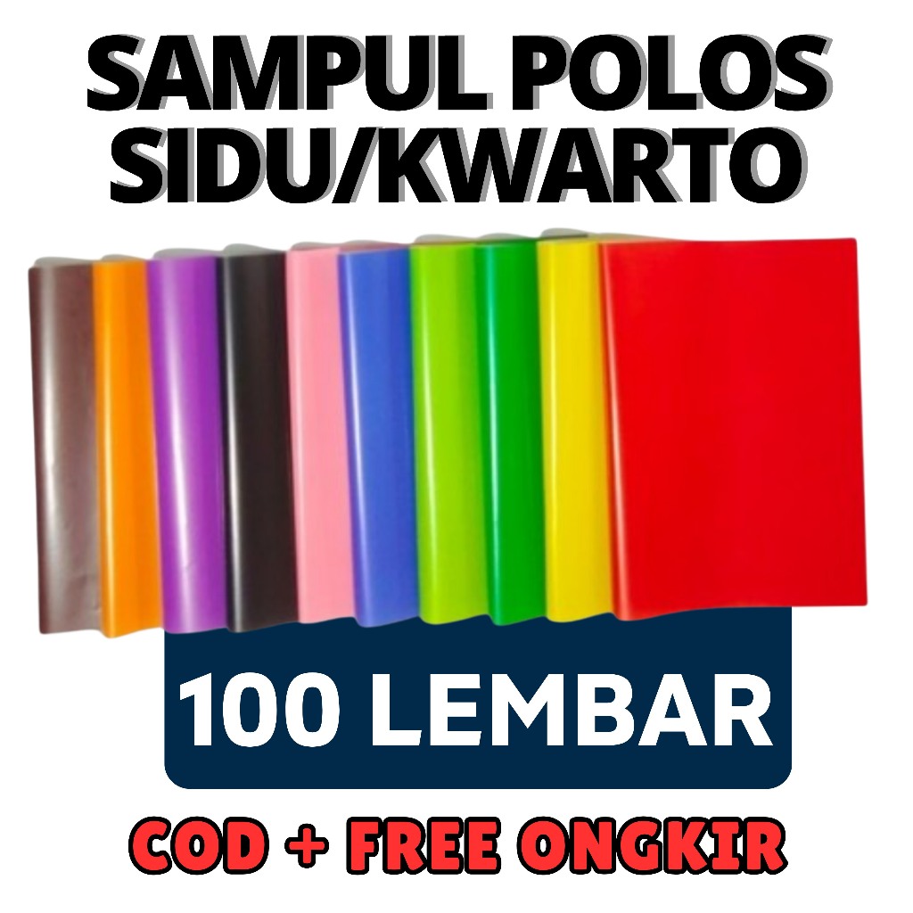 

Sampul Buku Warna Polos Isi 100 Lembar | Kertas Sampul Buku Tulis Kwarto SiDU SD SMP SMA | Sampul Buku Sekolah Murah Tebal Warna Menarik | Cover Buku Pelindung Buku Warna Random