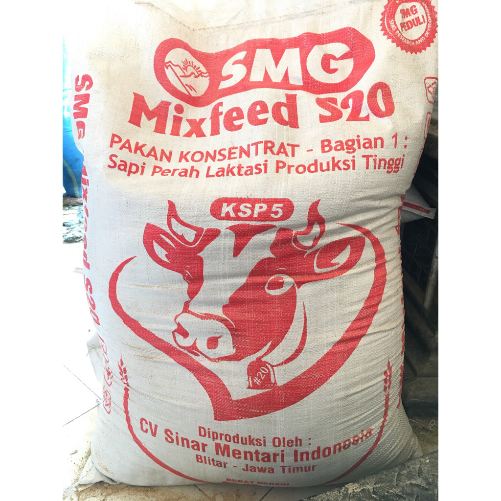 SMG Mixfeed S20 Konsentrat Sapi Eceran 1Kg / Pakan Konsentrat Laktasi Sapi
