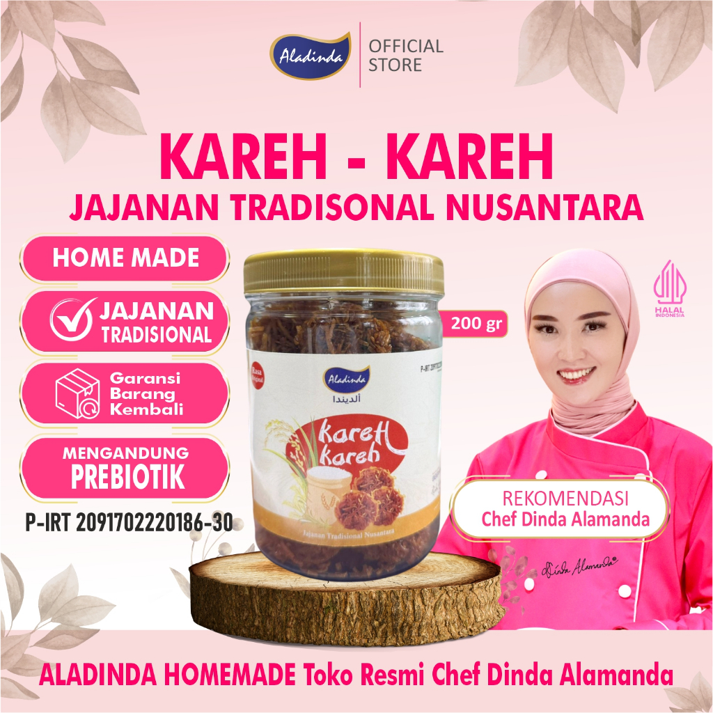 

ALDINDA KAREH KAREH CHEF DINDA ALAMANADA / JAJANAN TRADISIONAL NUSANTARA