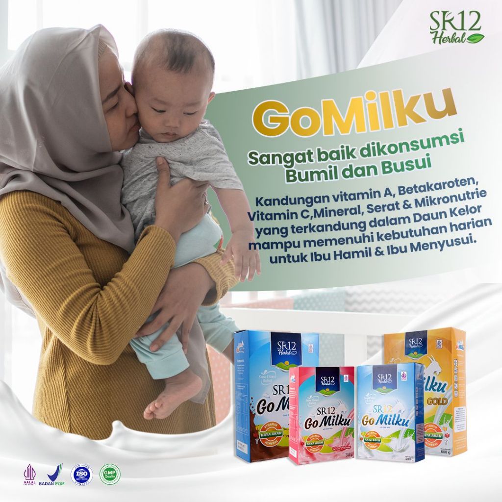 

Susu Kambing Etawa Premium SR12 GoMilku dilengkapi Nutrisi khusus Baik untuk Bumil dan Busui