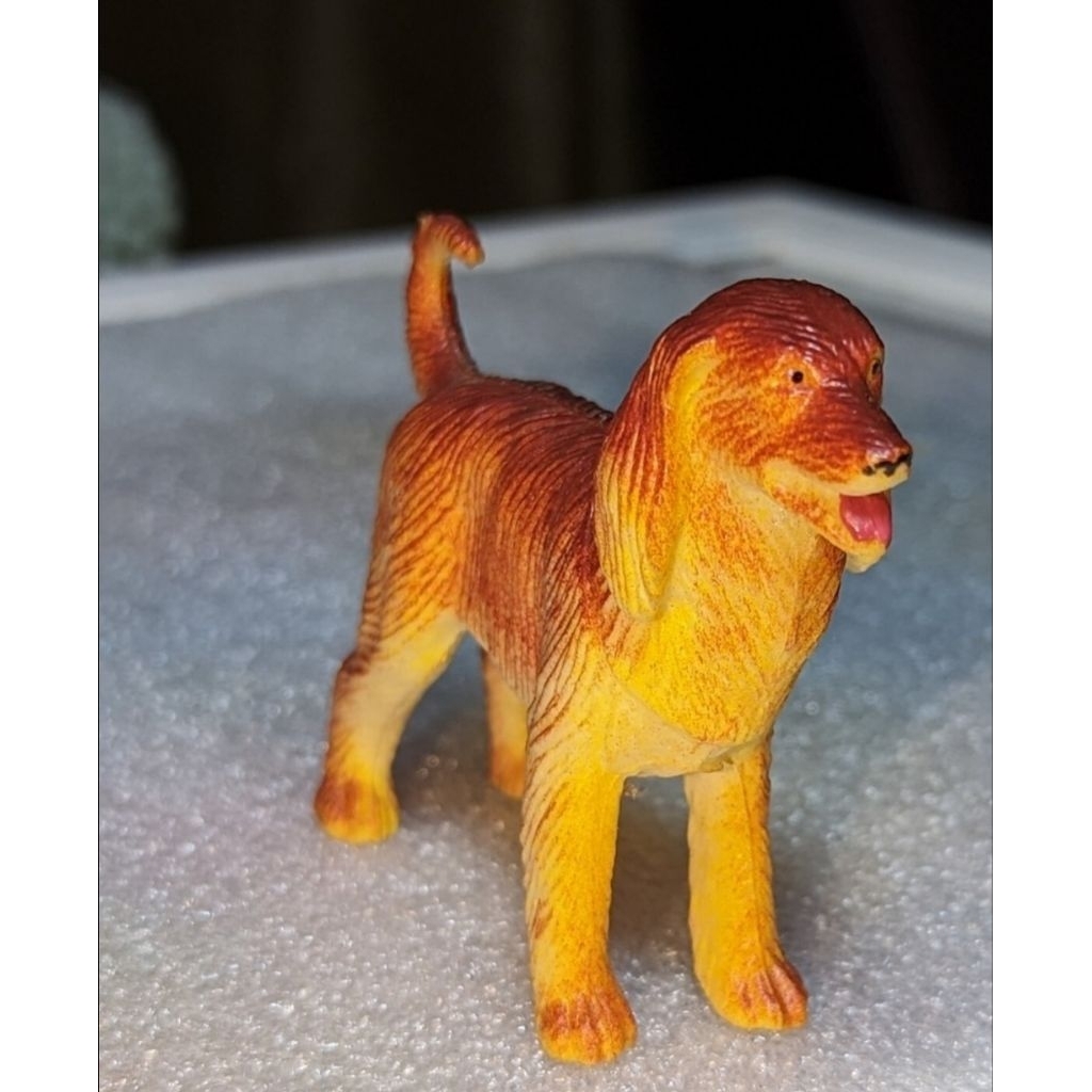 Mainan Mini Figure pajangan hewan anjing guguk mainan edukasi hewan