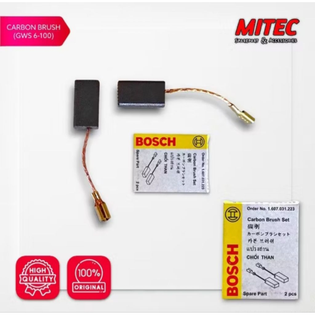 CARBON BERUS MESIN GERINDA BOSCH SEPUL ARENG GERINDA BOSCH GWS6-100 BOSTEL