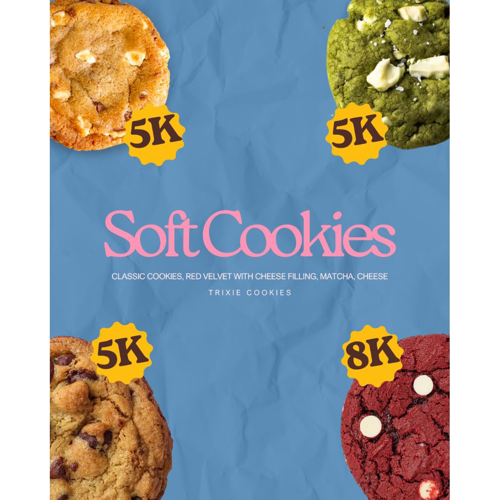 

Soft Cookies Homemade Premium Murah – Banyak Varian Rasa Pilihan! - trixie cookies