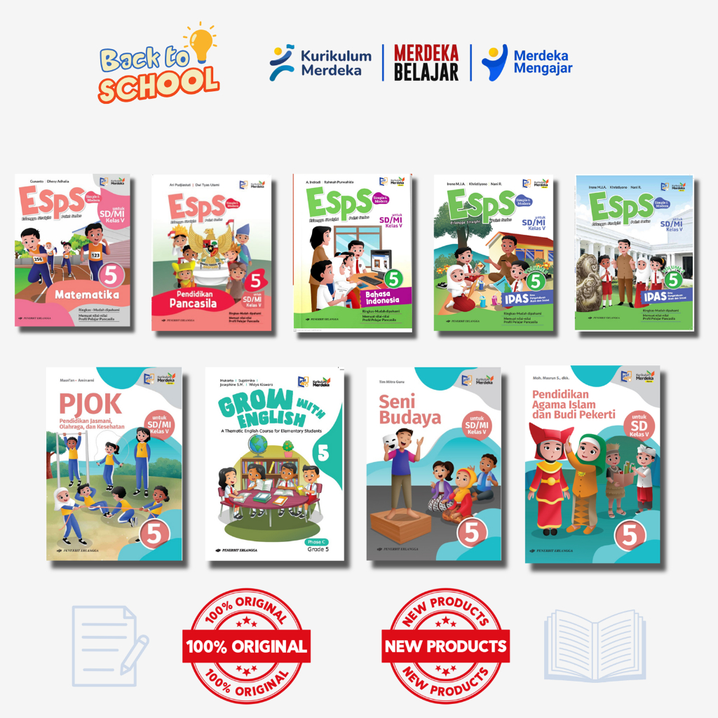BUKU PAKET KURIKULUM MERDEKA KELAS 5 ERLANGGA