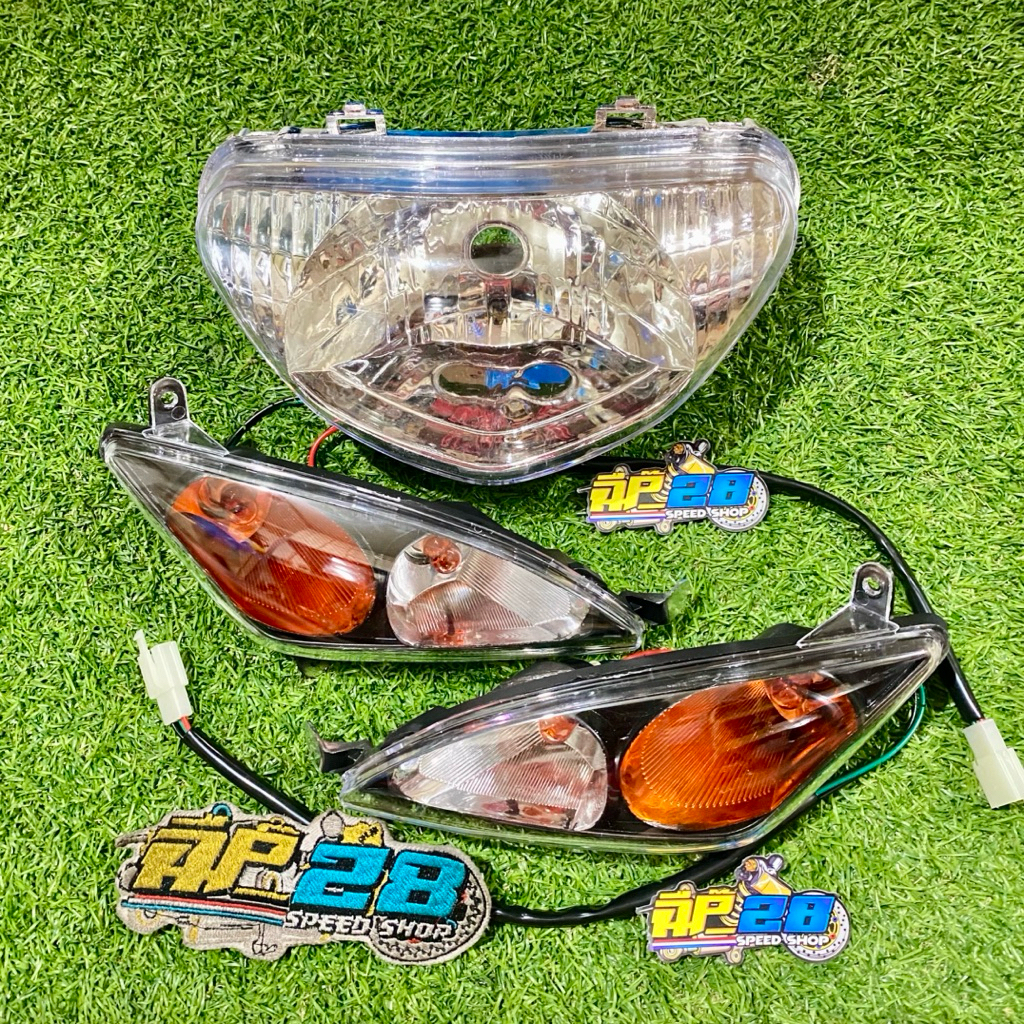 REFLEKTOR LAMPU DEPAN DAN LAMPU SEIN MIO SPORTY 5TL ( MODEL STANDAR - MIO MX THAILAND ) / HEADLAMP D