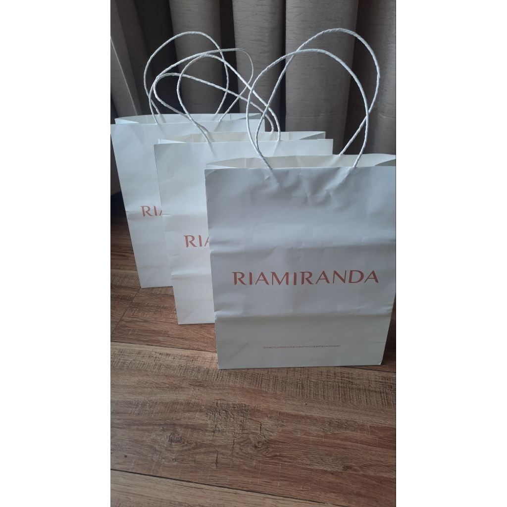 

paper bag goody bag Brand riamiranda, buttonscarve, WK, Rurik