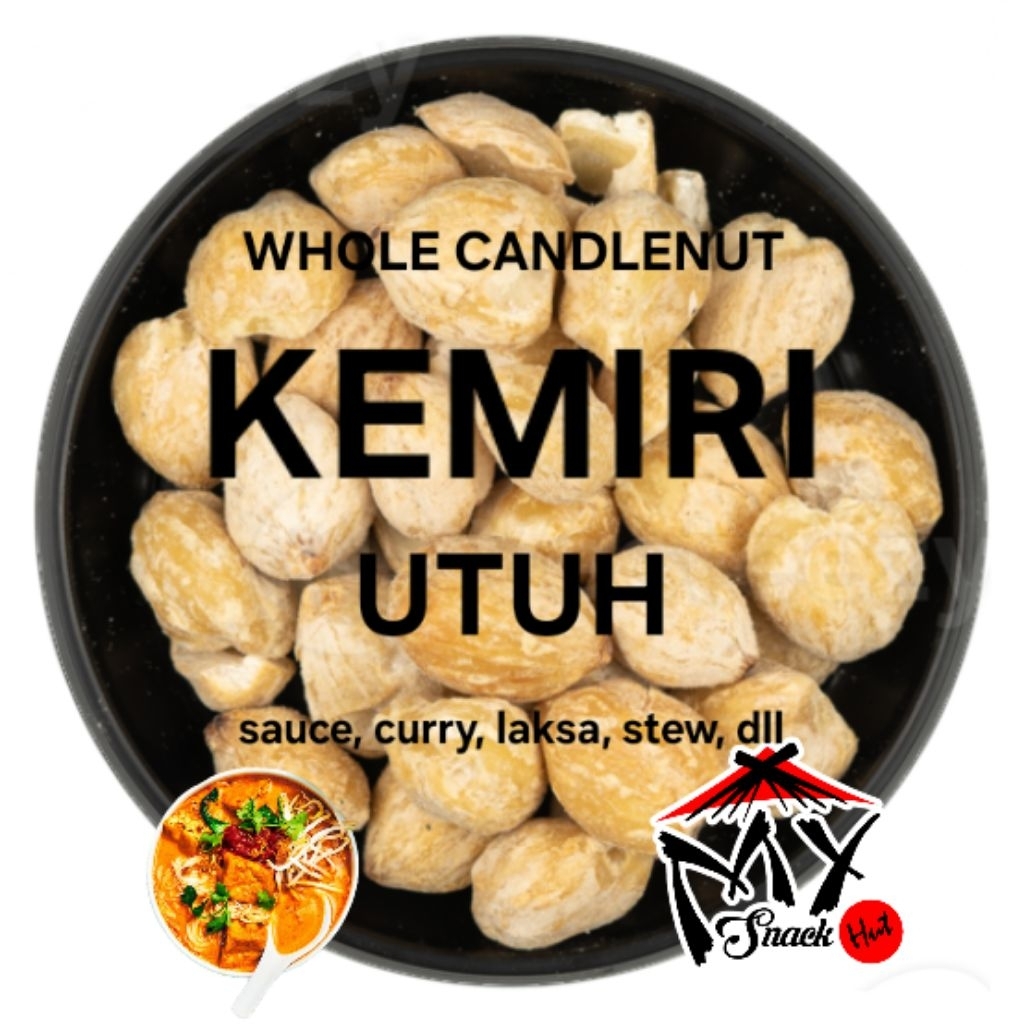 

KEMIRI UTUH 25GR BULAT WHOLE CANDLENUT BUMBU REMPAH DAPUR MASAK SPICE SAMBAL SAMBEL KARI LODEH STEW