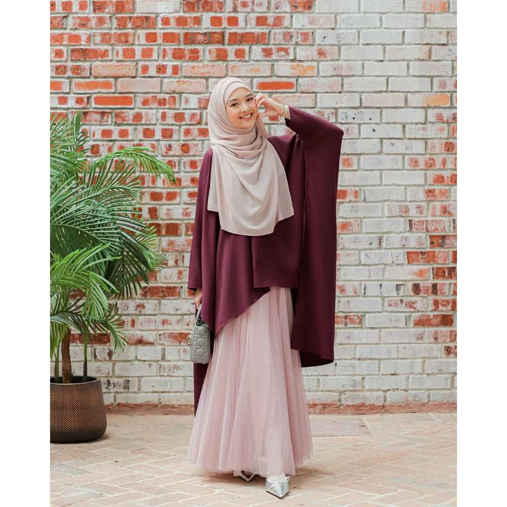 hws.collection - Zayana Set Tunik dan Rok Tutu Terbaru Busui Friendly