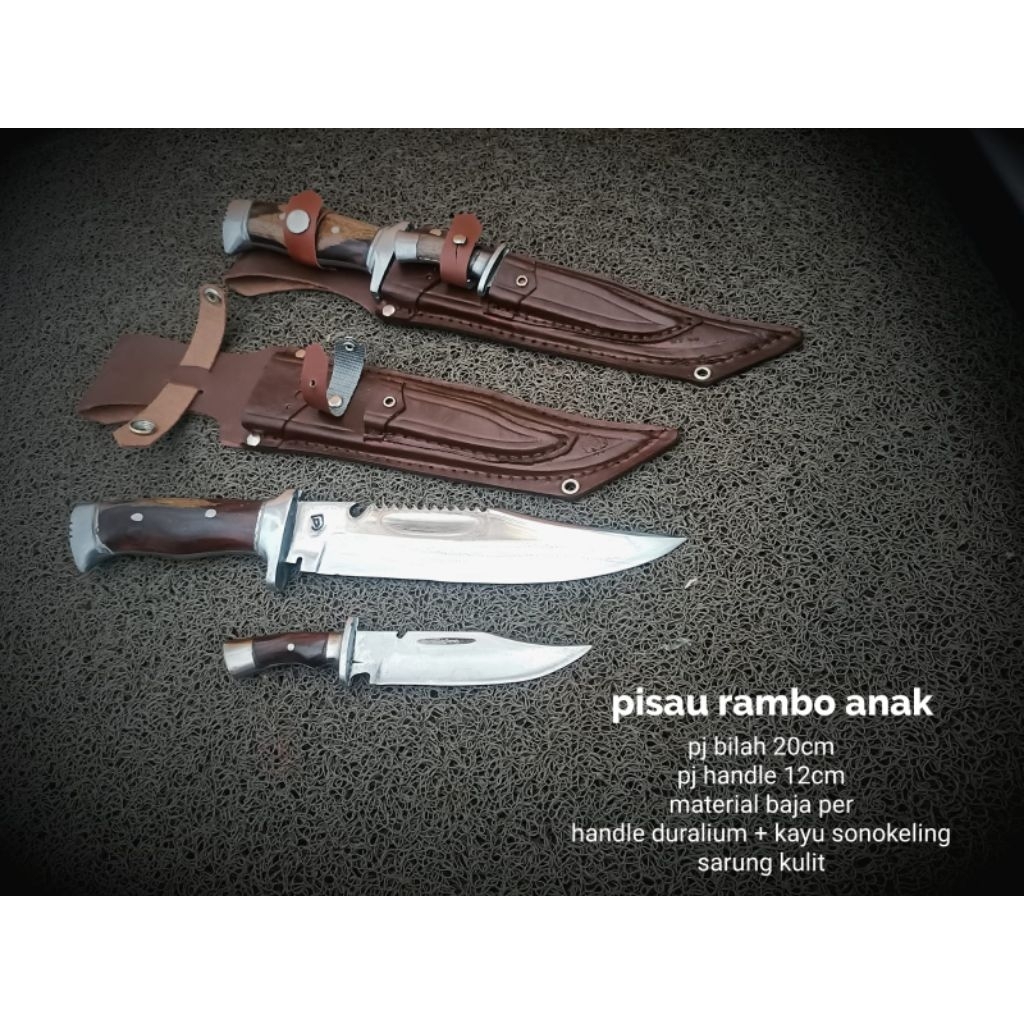 pisau rambo anak pisau outdoor RA01