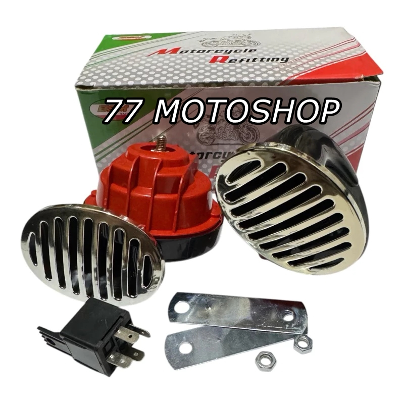 Klakson Keong Waterproof AntiAir Double biji klakson keong 12 Volt Suara Keras Motor Klakson Keong K