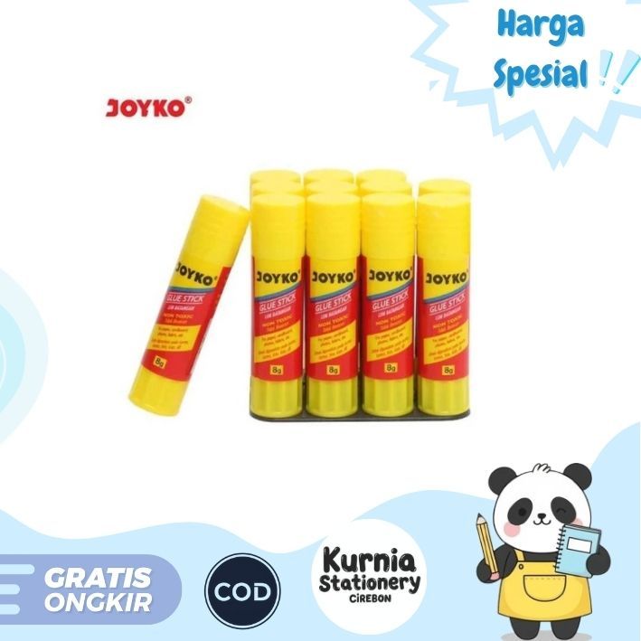 

Joyko Lem Stik /Glue Stick / Lem Batang /Lem Kertas GS-09 / 8gr