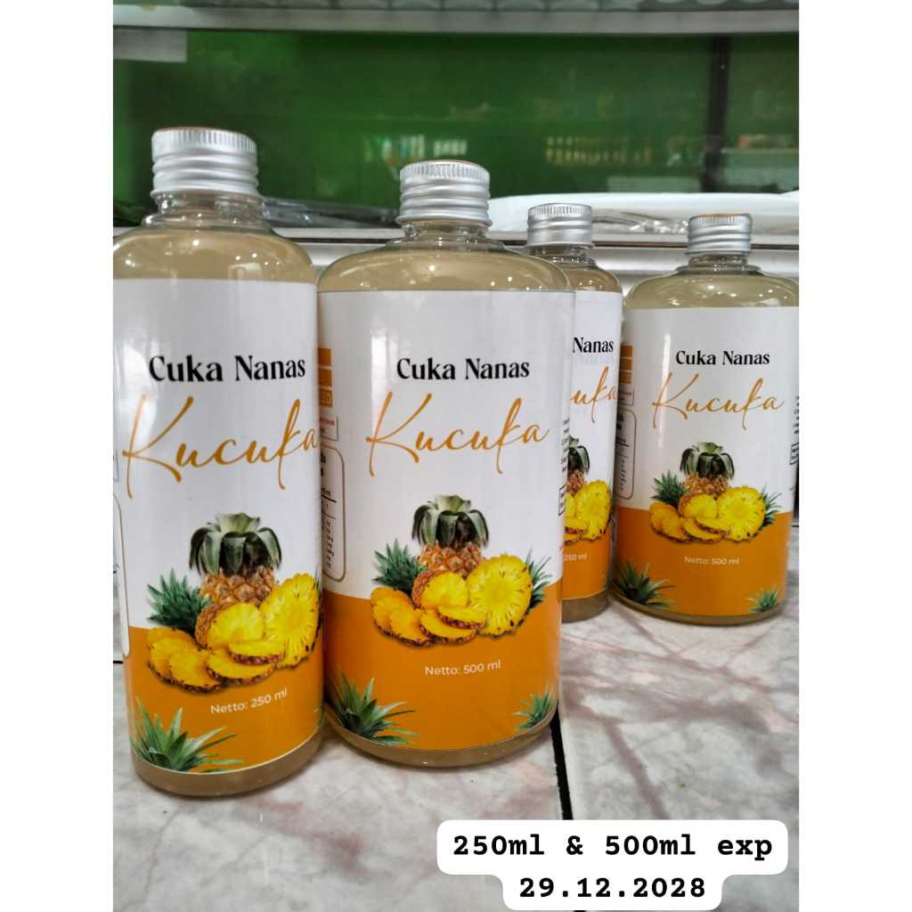 

Cuka Nanas Kucuka - Asam Urat, Diabetes, Kolesterol - Halal BPOM 250ml & 500ml