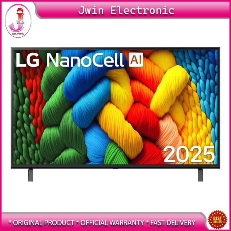 LG 65NANO80ASA Smart TV 4K 65 Inci LG NanoCell AI NANO80 2025