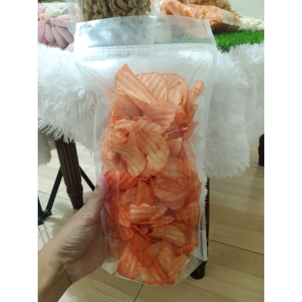 

Singkong balado pedas kriuk renyah gurih 200g / snack kiloan / cemilan camilan jajanan makanan ringan murah meriah / pusat oleh-oleh khas solo