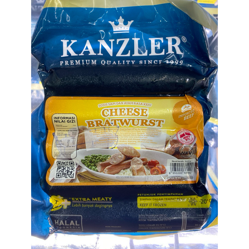 

Kanzler Cheese Bratwurst