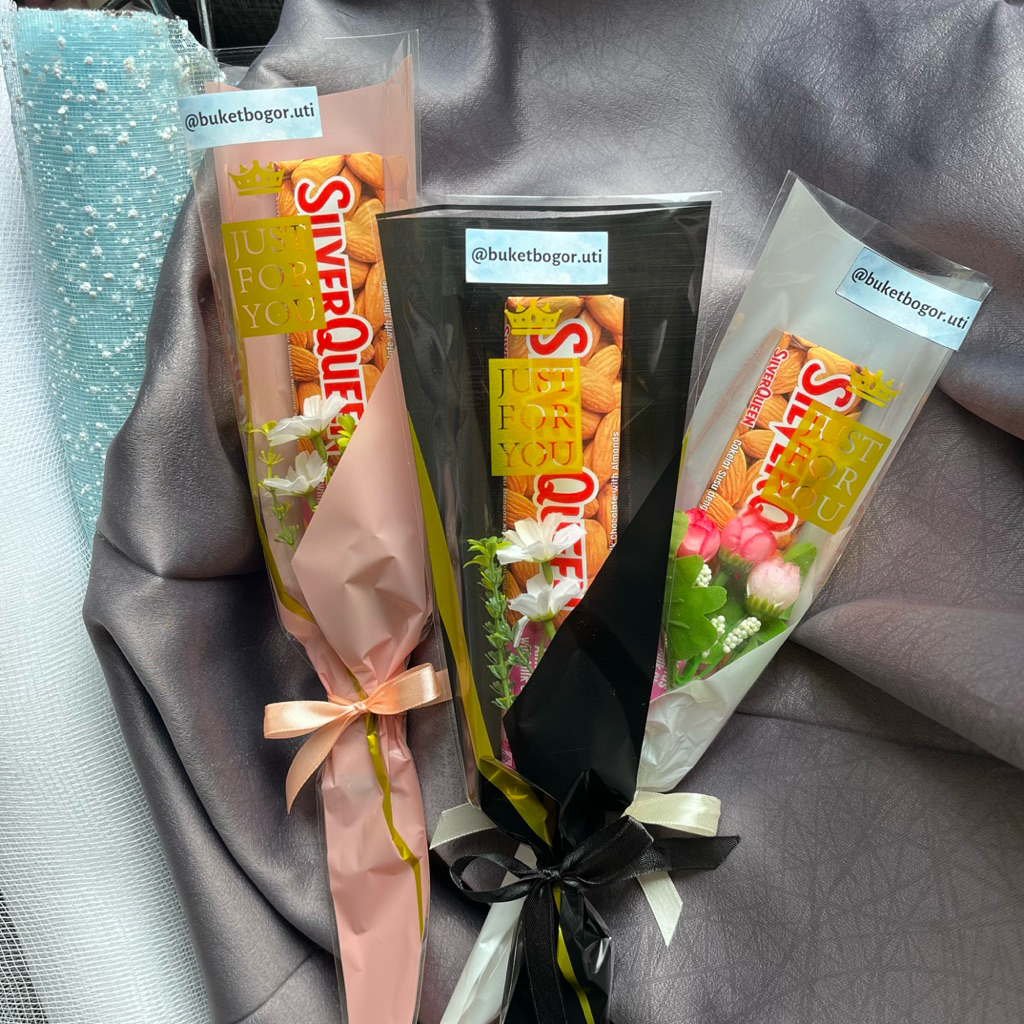 

Buket Cokelat Silverqueen | Buket Coklat Silverqueen | Hadiah Kado Valentine