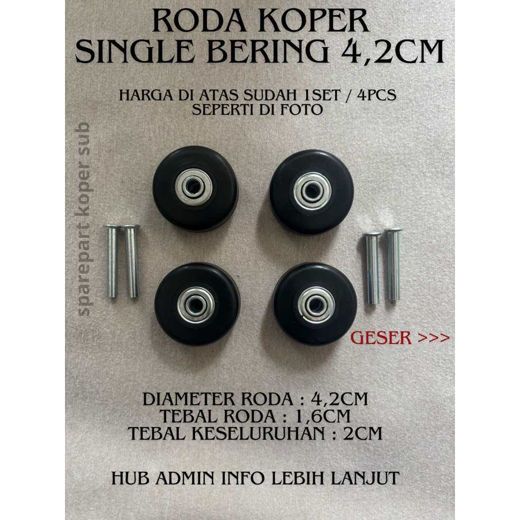RODA KOPER|RODA KOPER SINGLE BERING|RODA KOPER SINGLE BERING 4,2CM