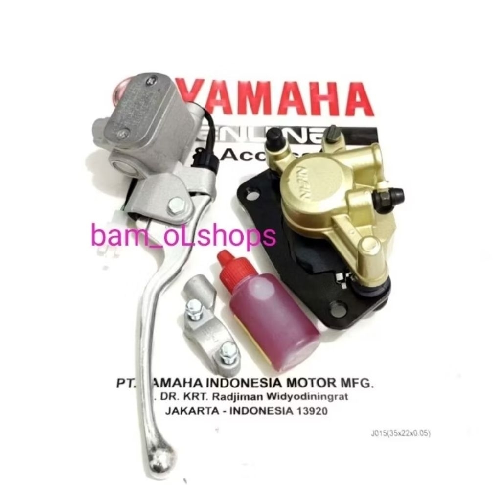 minyak rem+kaliper depan+master rem set depan Yamaha Xeon karbu,Xeon rc,Xeon GT