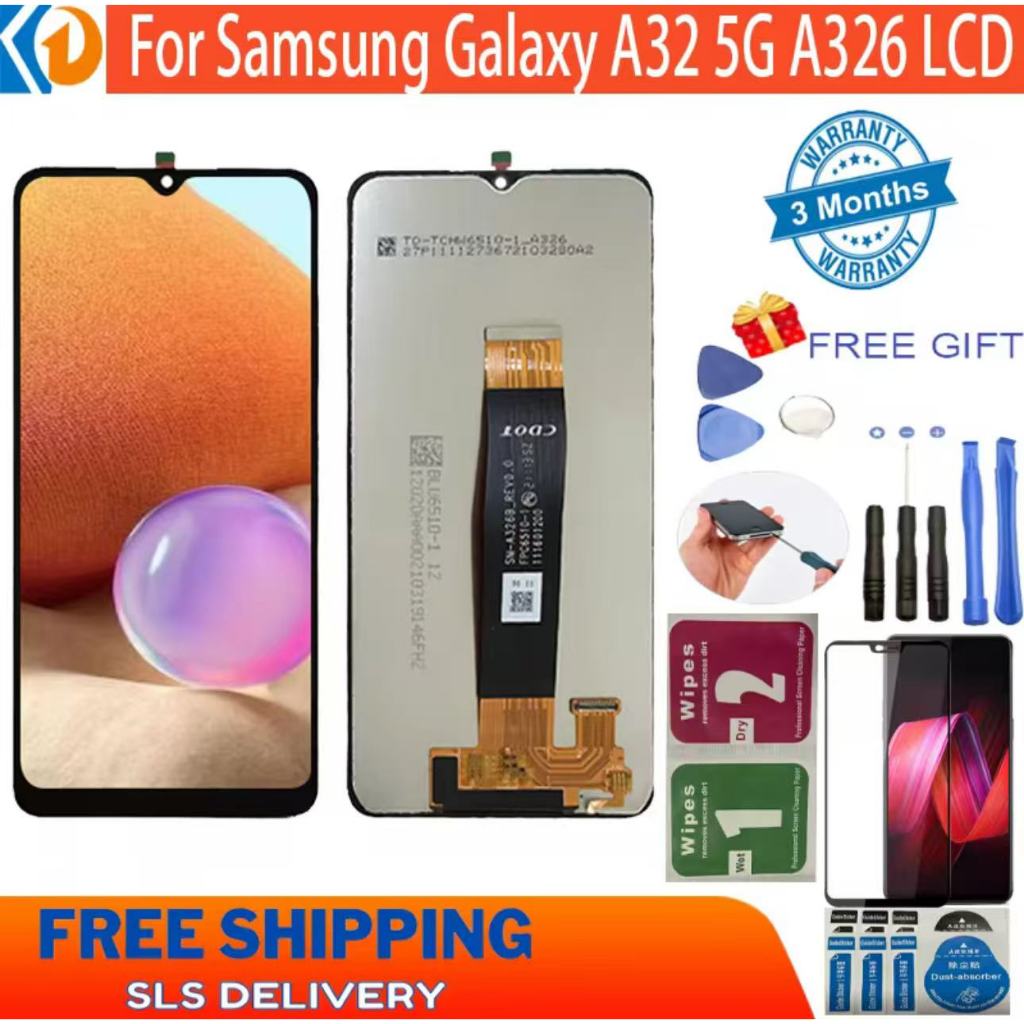 6.5'' Original For Samsung A32 5G A326 Display lcd for Samsung A32 5G SM-A326B lcd Touch screen For 