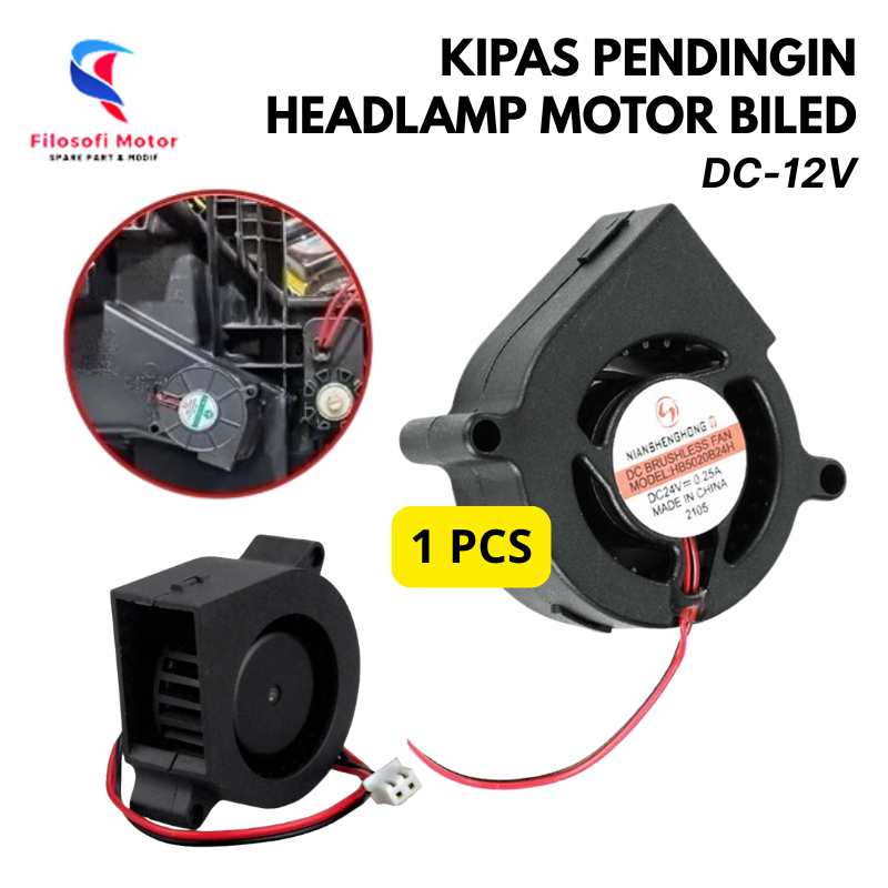 Mini Blower DC 12V 5015 Fan Exhaust Kipas Keong Super Kencang