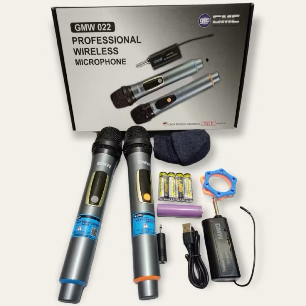 GMC Mic Wireless GMW 022 GMC Ori Mic Tanpa Kabel