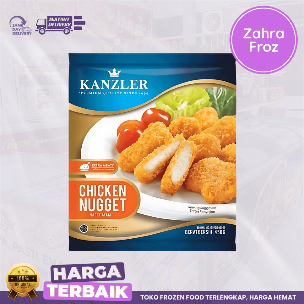 

KANZLER CHICKEN NUGGET 450 GR