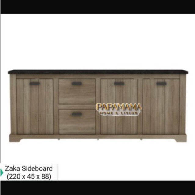 Meja Serbaguna - Buffet Tv - Sideboard Kabinet Kayu Minimalis - Medan