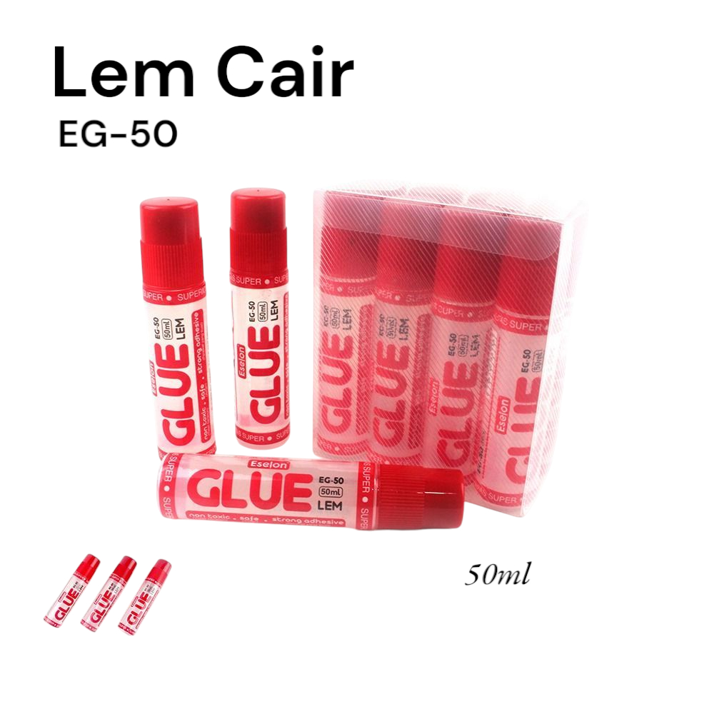 

(1PCS)Lem Kertas Eselon EG-50ML / Lem Kertas Cair Eselon