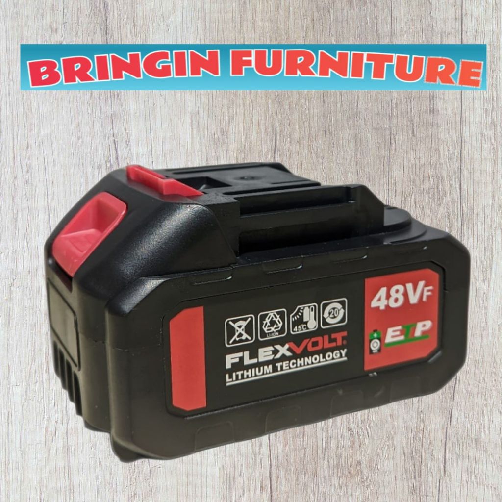 Baterai bor impact wrench jld 48vf batre bor impact wrench gerinda jld 48vf