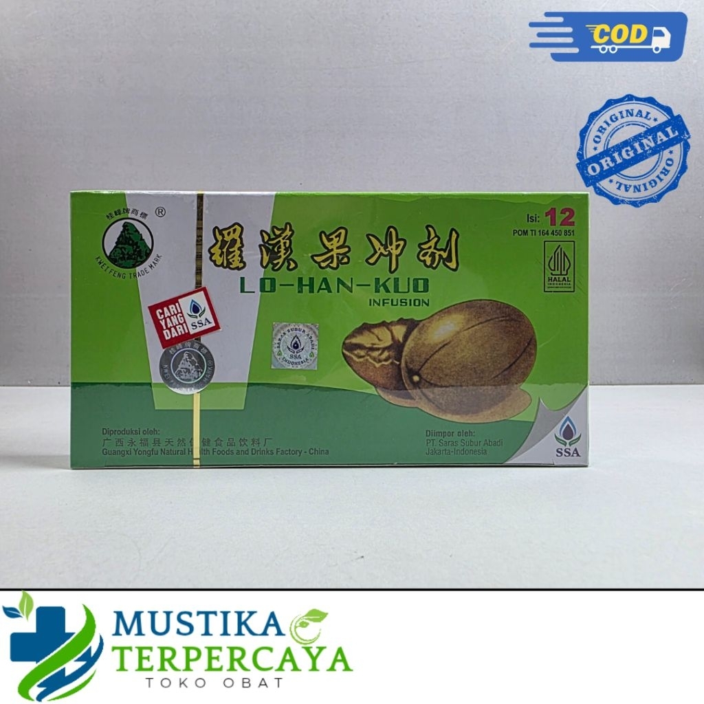 

LO HAN KUO INFUSION (minuman herbal sangat enak dan bgs utk panas dlm)