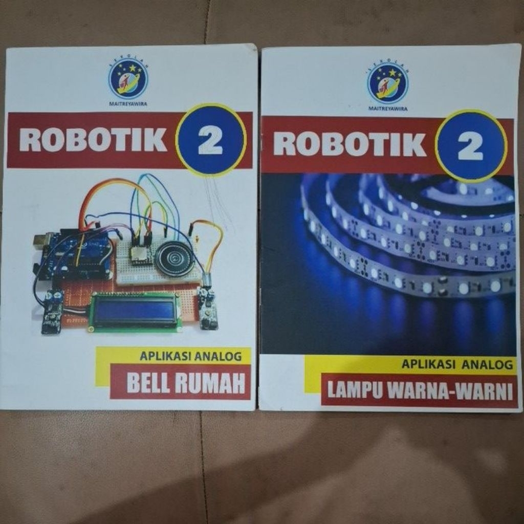 Buku Robotik SD kls 2 Sekolah Maitreyawira (bell rumah & lampu warna-warni)