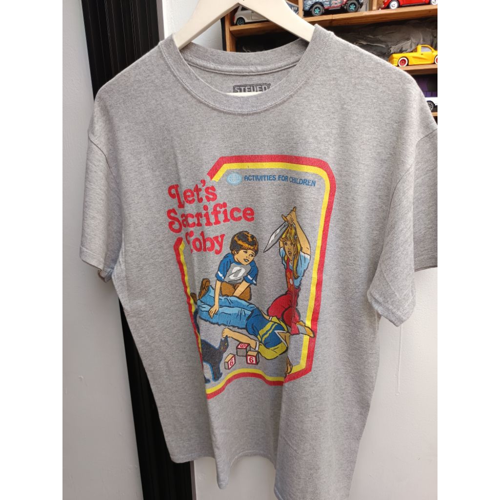 Kaos steven rhodes lets sacrifice toby grey t-shirts