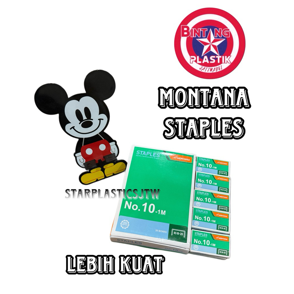 

BEST QUALITY!! [ECER] Isi Staples Hekter Montana / Joyko Kecil No.10 Original Jepang