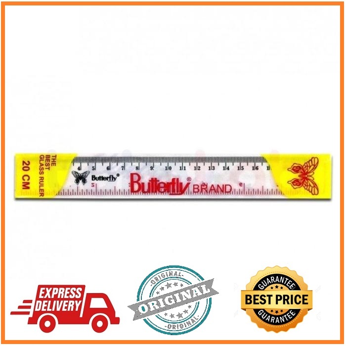 

PENGGARIS BUTTERFLY 20 CM / HARGA UNTUK PER PCS / GARISAN
