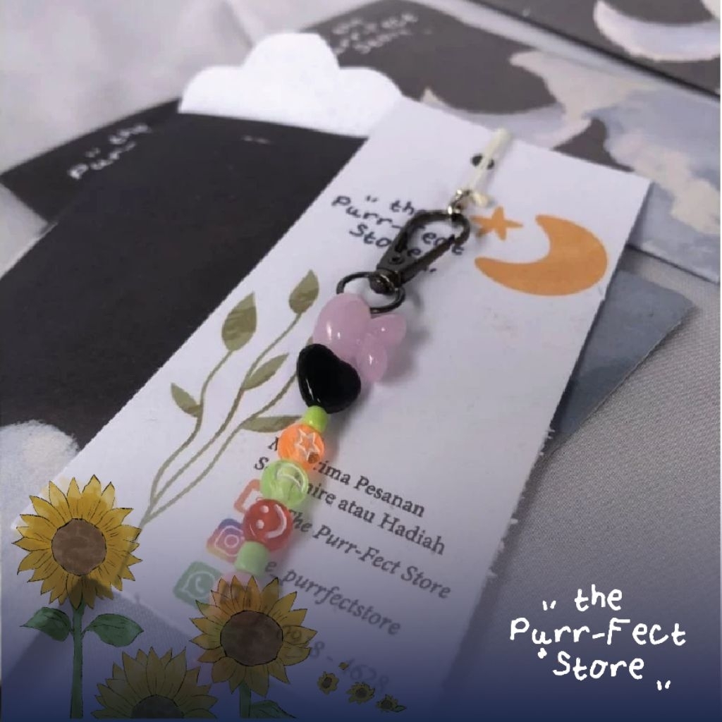 Gantungan Kunci Kawat Bulu/Gantungan Hp