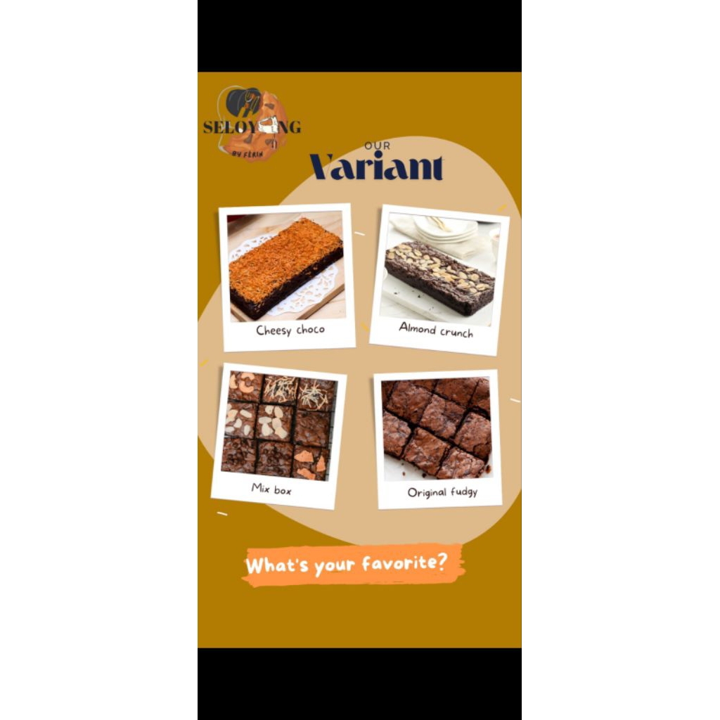 

[20x20] Fudgy Brownies Party Size