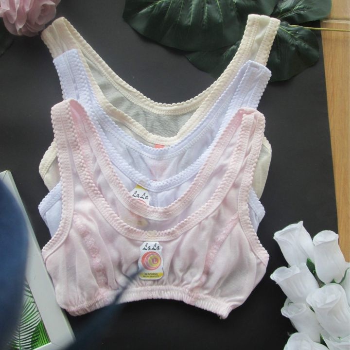 6 PCS Miniset Anak Perempuan Dewasa ABG Remaja SD SMP SMA Polos Renda Miniset Kutang Bra BH COD