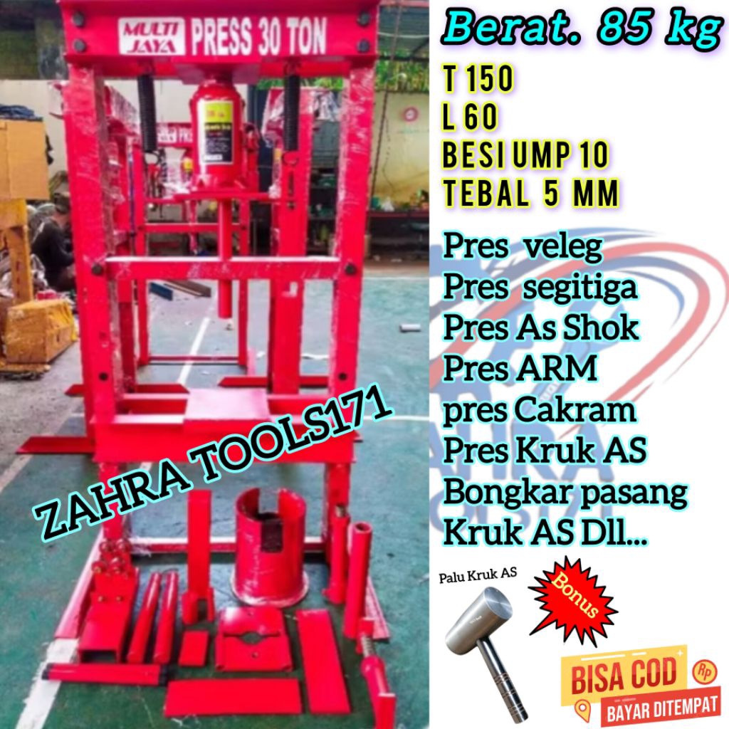 Alat press pres velg pelek segitiga rajawali arm as shock depan bongkar pasang kruk as semua motor