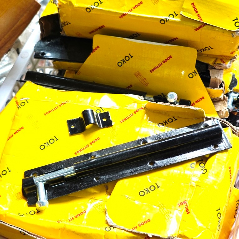 GRENDEL PINTU BESAR HITAM 20CM 8INCH 8 INCH PANJANG YOLANDA