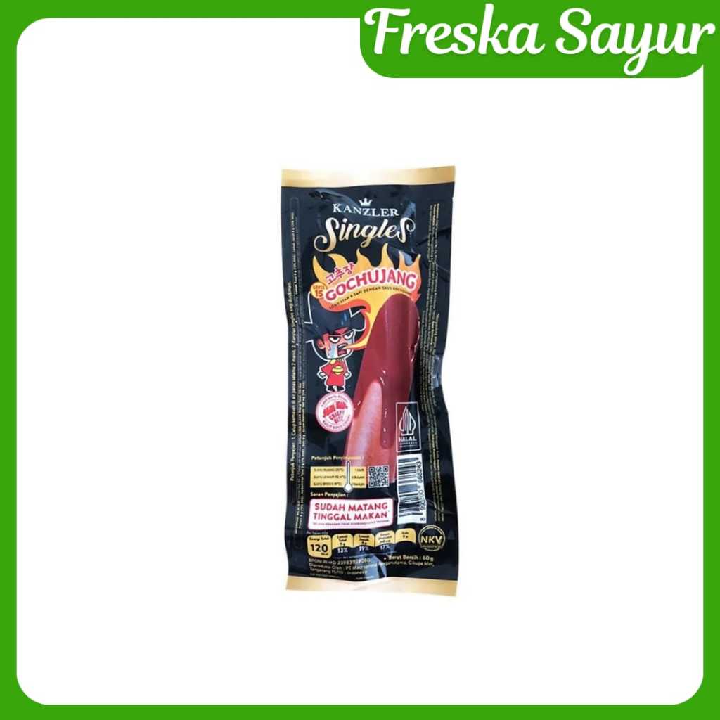 

Kanzler Sosis Singles Sapi & Ayam Rasa Gochujang 60 gr
