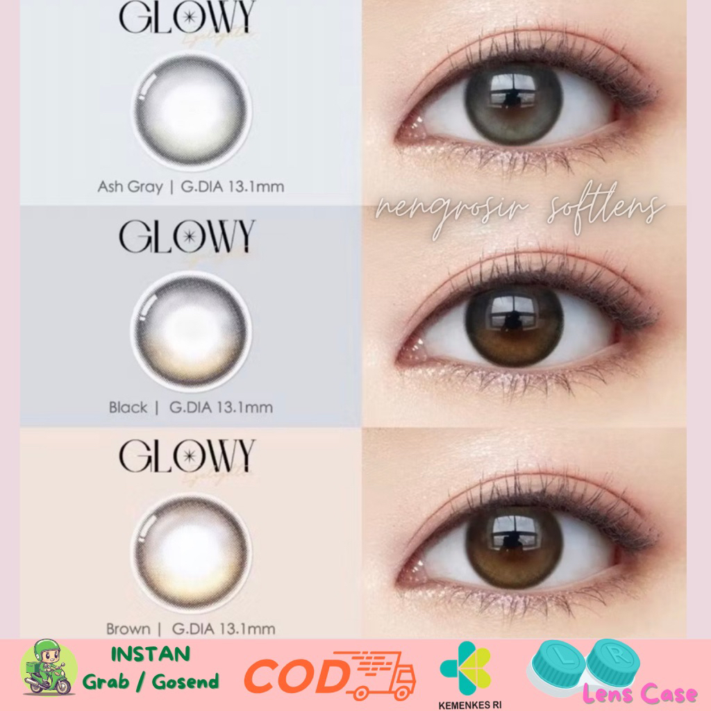SOFTLENS OLENS GLOWY BY URBAN FACTORY || NORMAL 14,5MM || SOFTLENS NATURAL DAILY