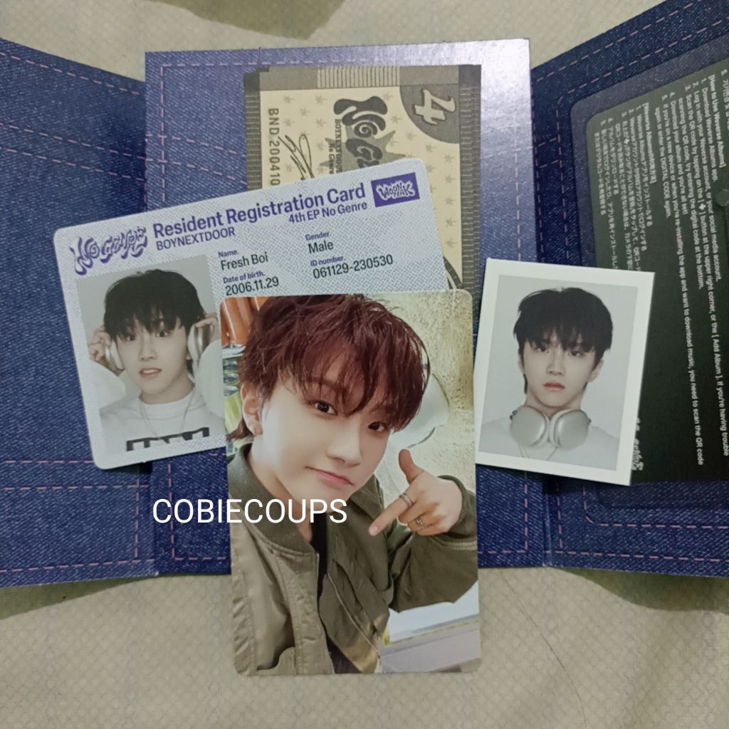 [UNSEALED] BOYNEXTDOOR NO GENRE ALBUM WEVERSE VER. WOONHAK SET