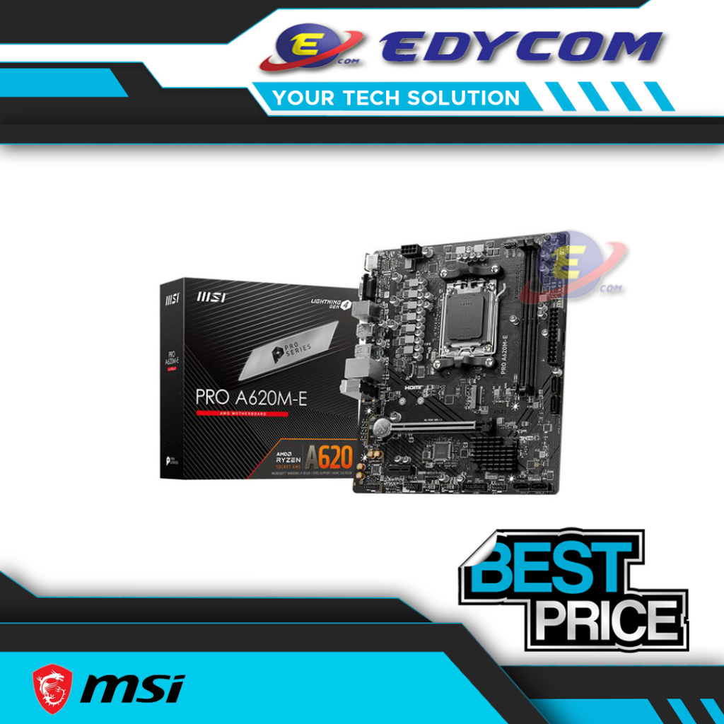 Motherboard MSI PRO A620M-E (AM5, A620, DDR5)
