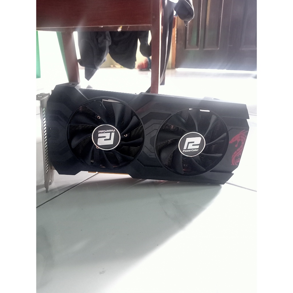 VGA RX 570 4 GB Gddr 5 Merk Powercolor Red Dragon