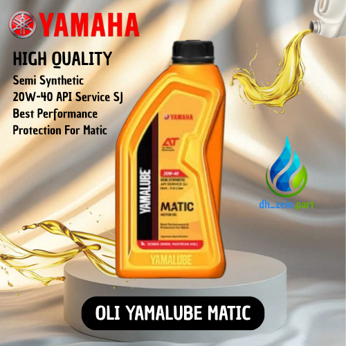 Oli Yamalube Matic_Oli Yamalube Matic 20W-40 SJI Semi Synthetic API