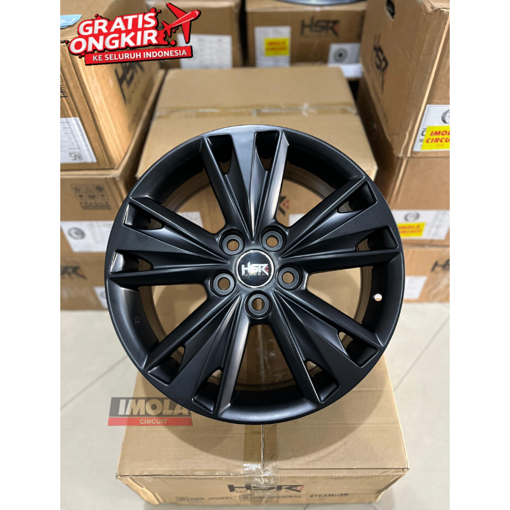 Velg Mobil Model OEM Innova Venturer Ring 17 Baut 5x114,3 Lebar 7 Et 45 Black dop