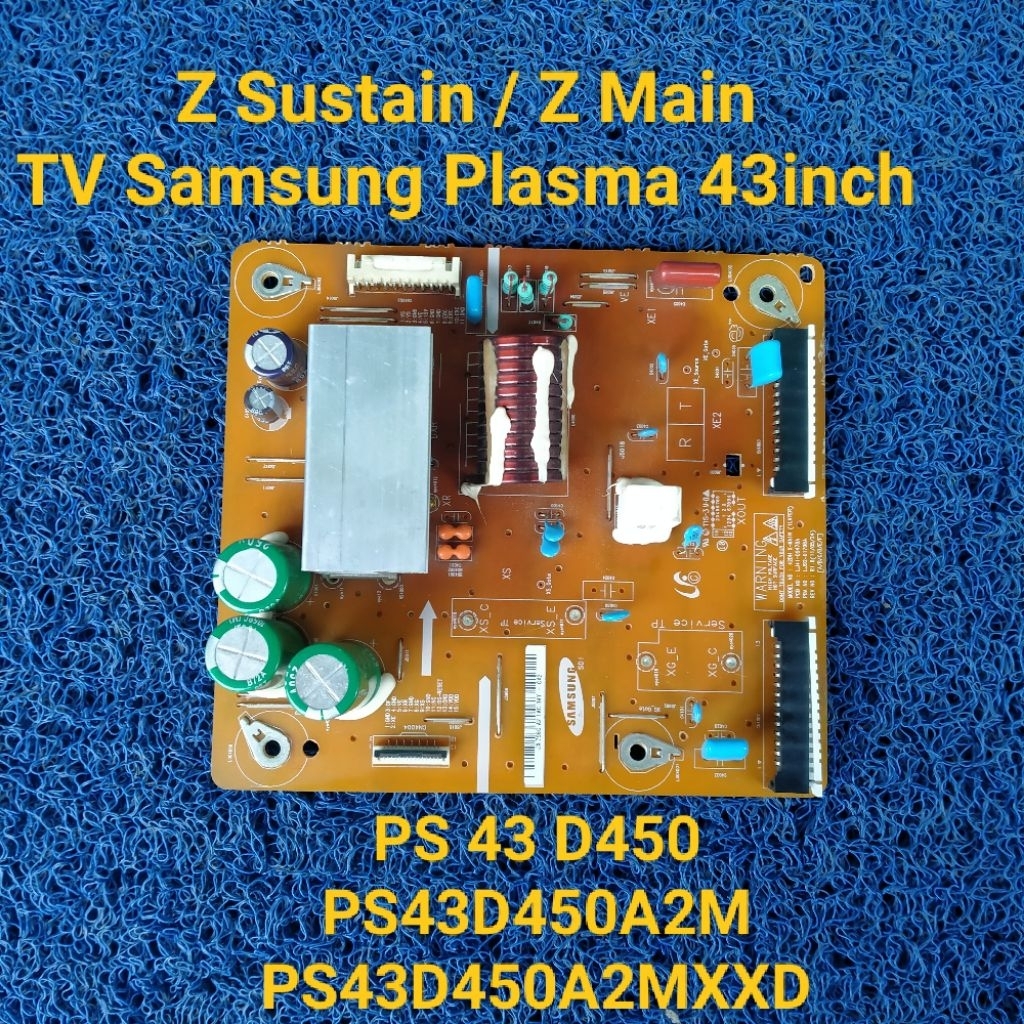 ZSus ZMain Z main Sustain TV Samsung PLASMA 43 inch PS43D450A2M, PS43D450, PS 43D450 PS43DA4502MXXD 