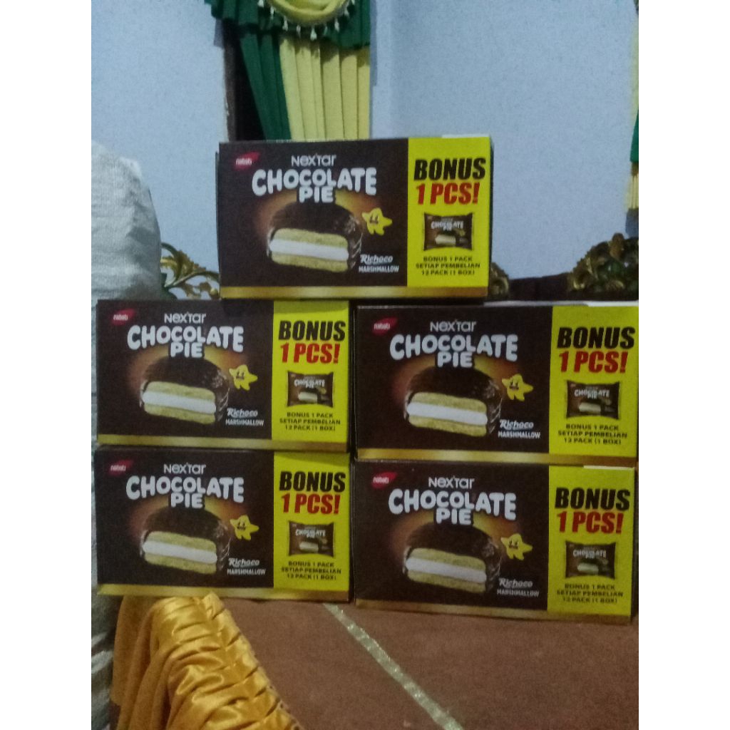 

Chocolate pie(1krton_8box_1box_12pcs+bonus1pcs) 24g.