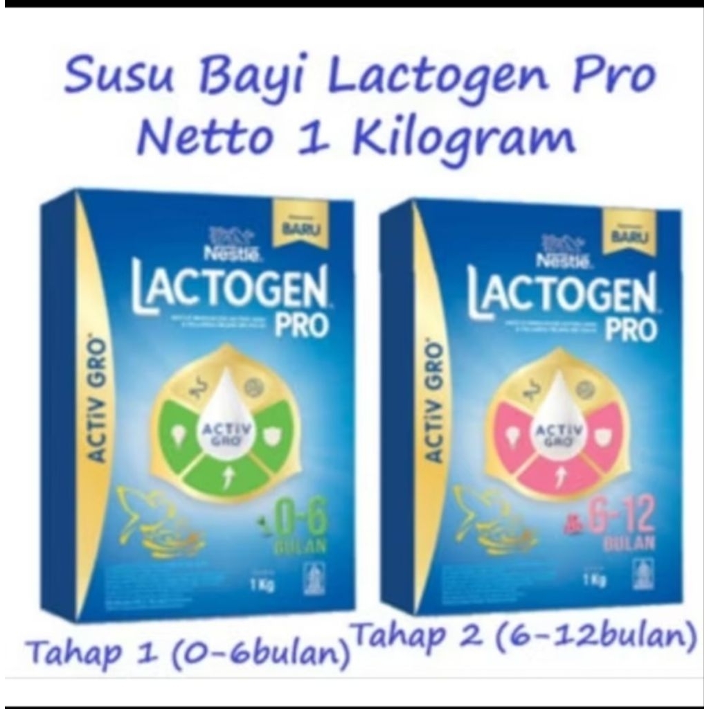 Lactogen Pro 0-6/6-12 Bulan 1KG